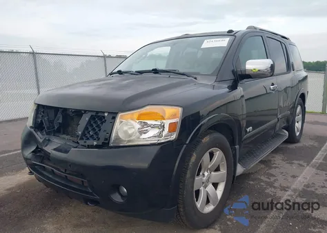 2009 Nissan Armada Le z USA, uszkodzony, nr VIN 5N1BA08C09N606236